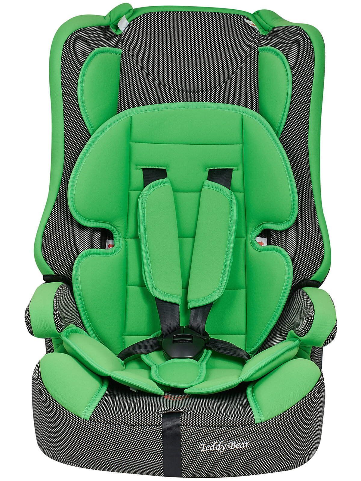 Автокресло группа 1/2/3 9-36 кг Teddy Bear 513 RF GREEN+BLACK DOT