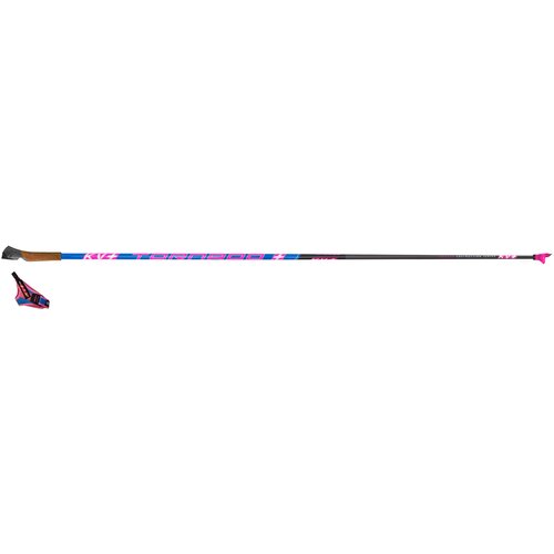 Лыжные палки KV+ Tornado Pink, 145 см, синий/черный/розовый