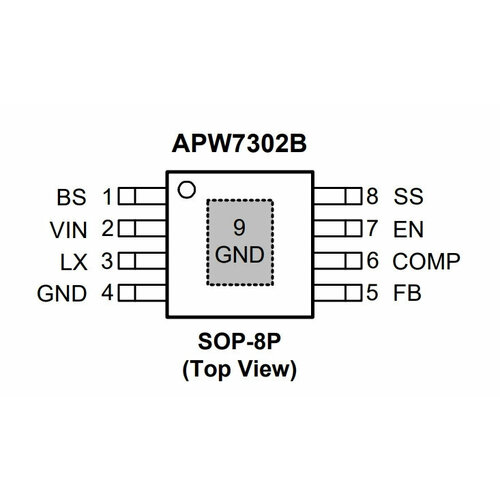 Микросхема APW7302BKAI-TRG