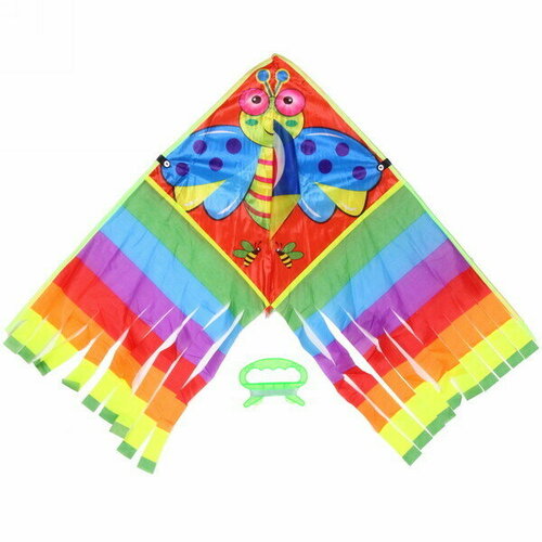 Воздушный змей Радужный дракон 80см микс 359₽