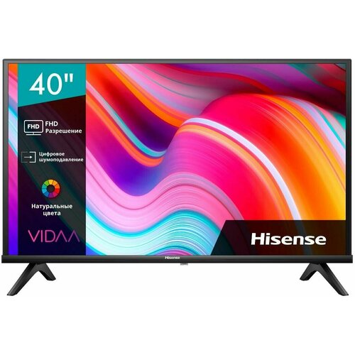 Телевизор HISENSE 40 FHD 1920x1080 Wi-Fi Direct черный 40A4K 3071200₽