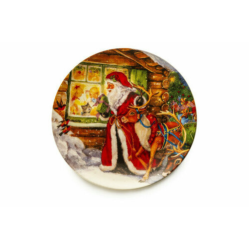 Блюдо сервировочное Lamart Noel Сюрприз 36 см, фарфор