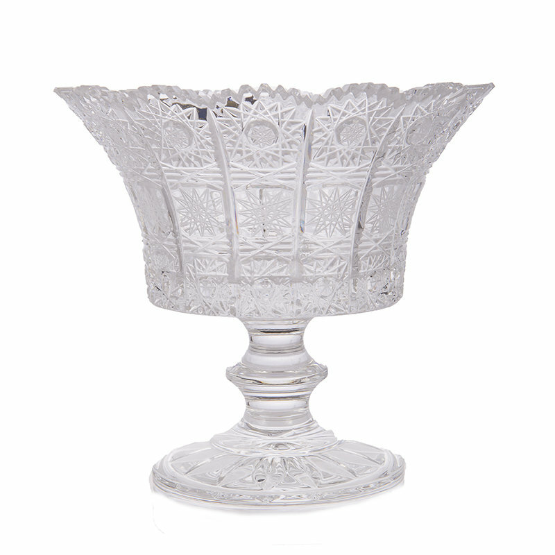 фото Ваза для варенья 15,5 см н/н Mclassic "Хрусталь резной" / 148223