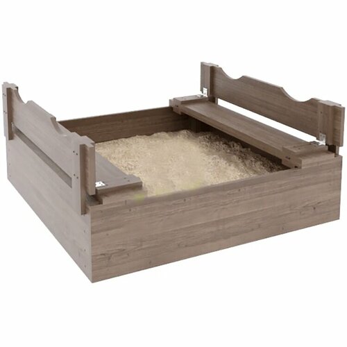 Детская деревянная песочница IgraGrad Ладушки - палисандр