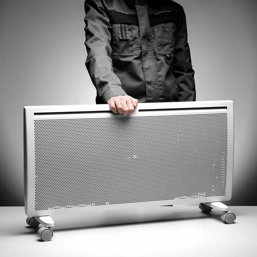 Обогреватель электрический 2000 Вт конвектор гибридный ИК нагреватель цифровой термостат Denzel 1158700₽