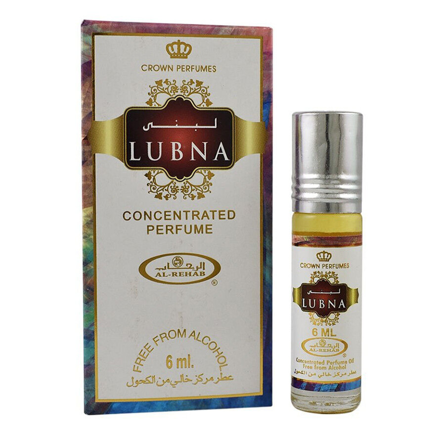 Crown Perfumes Духи масляные для женщин Lubna Любна цитрусовый, цветочный, мускусный (perfume), ролл 6 мл