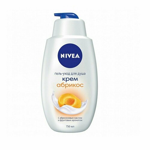 Гель для душа NIVEA Молоко и абрикос, женский