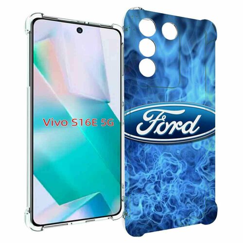 Чехол MyPads ford-форд-22 м для Vivo S16e / V27e задняя-панель-накладка-бампер