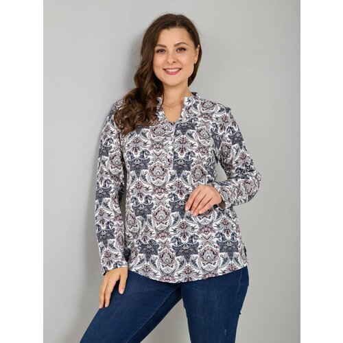 Блуза Алтекс, размер 50, бежевый блуза алтекс размер 50