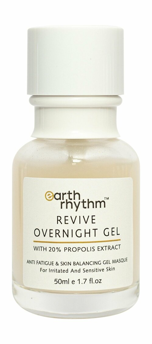 EARTH RHYTHM Revive Overnight Gel Гель для лица ночной с прополисом восстанавливающий, 50 мл