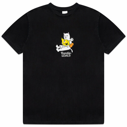 футболка ripndip shadow friend charcoal размер l Футболка RIPNDIP, размер L, черный