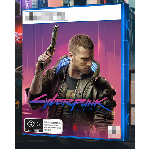 Эксклюзивная Обложка для Кейса PS5 "Cyberpunk 2077"