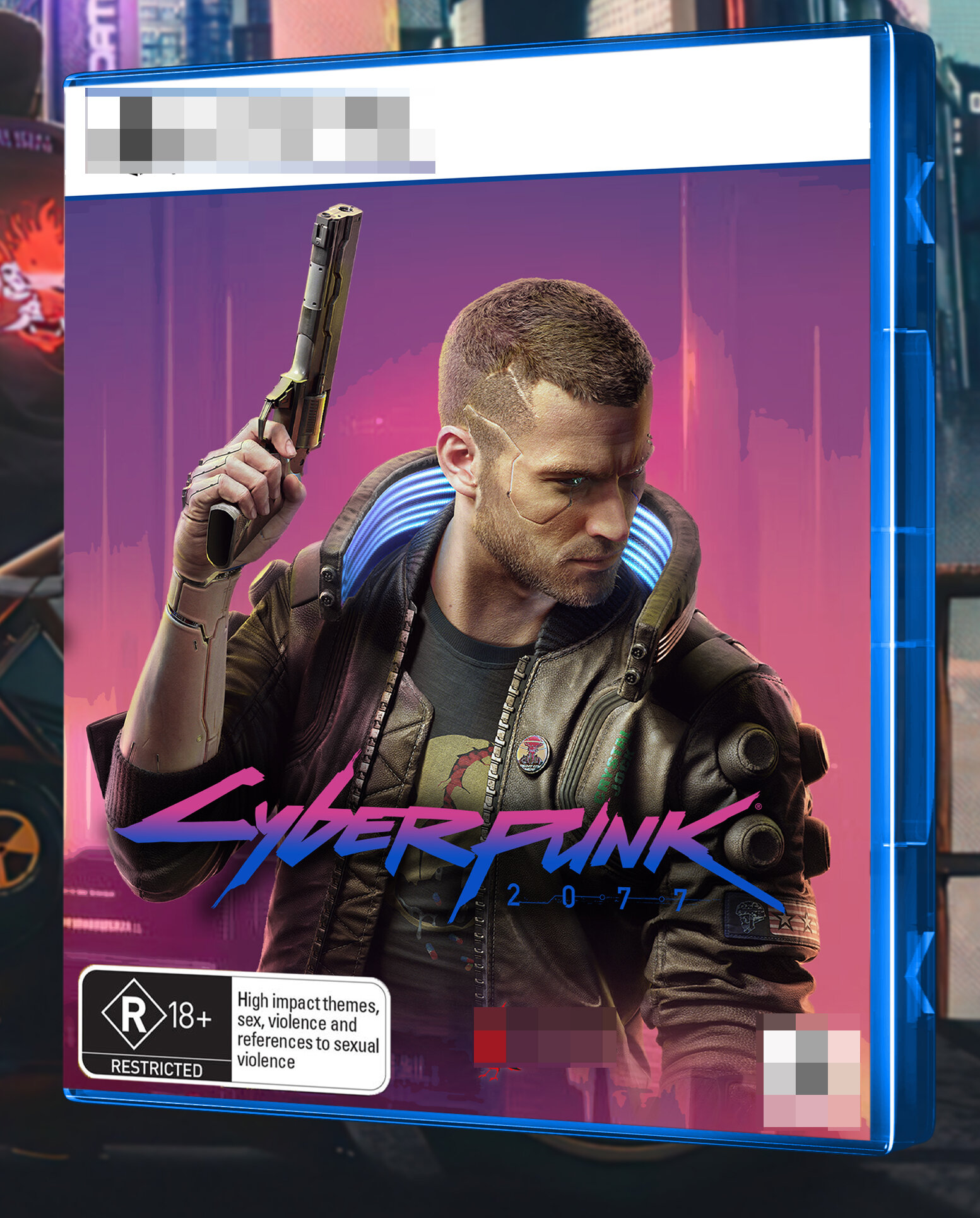 Эксклюзивная Обложка для Кейса PS5 "Cyberpunk 2077"