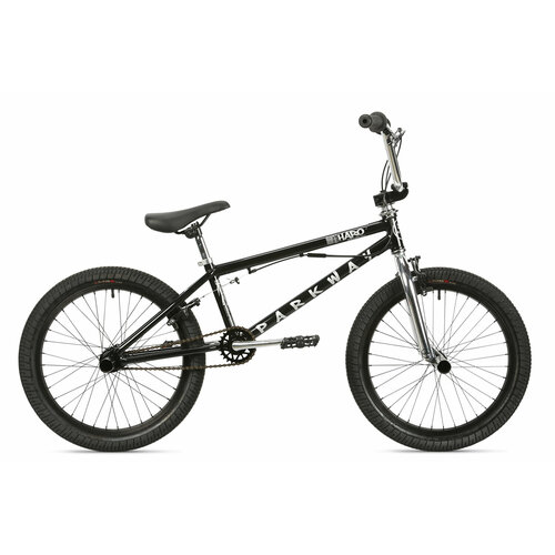 фото Bmx велосипед haro parkway dlx (2022) черный 20.3"