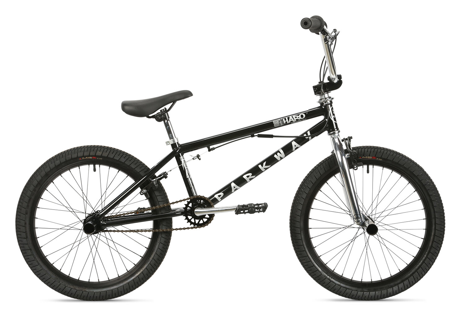 BMX велосипед Haro Parkway DLX (2022) черный 20.3