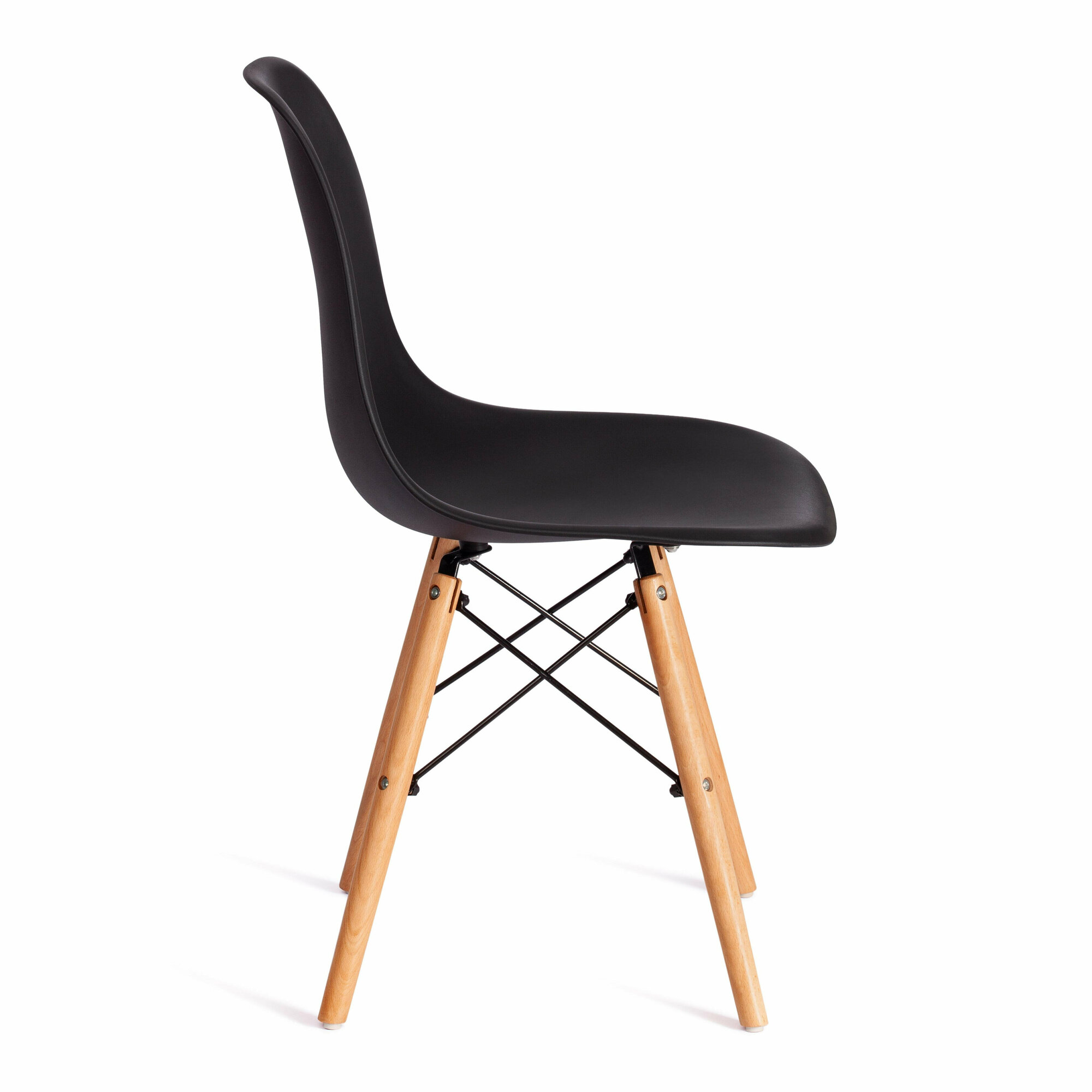 Комплект стульев 4 шт. TetChair CINDY (EAMES) (mod. 1801), черный