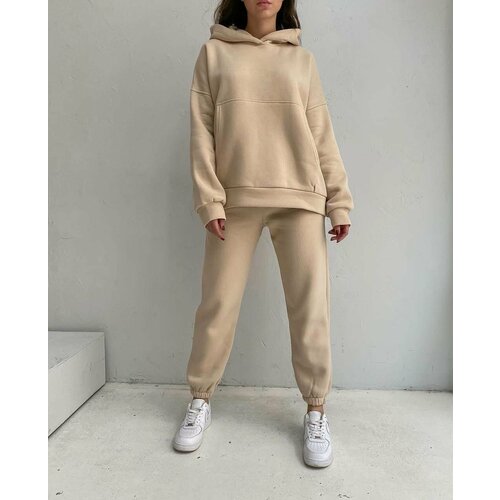 фото Костюм, размер 48, бежевый -