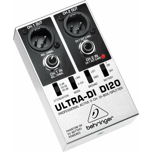 BEHRINGER DI20 директ бокс 2-х канальный