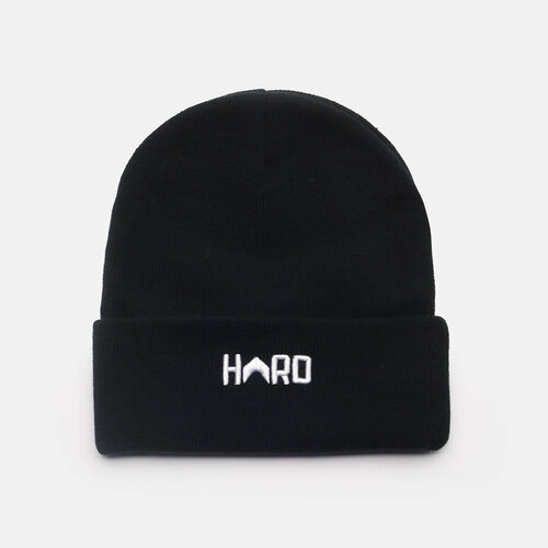 Шапка бини HARD HRD Beanie, размер OS, белый чёрная шапка sevenext