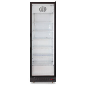Холодильная витрина Бирюса B660D черный однокамерная вертикальная ручка
