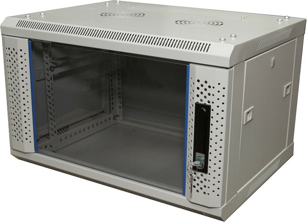 5bites Шкаф телекоммуникационный настенный TC6403-09G 9U / 600*450 / WALL / GREY