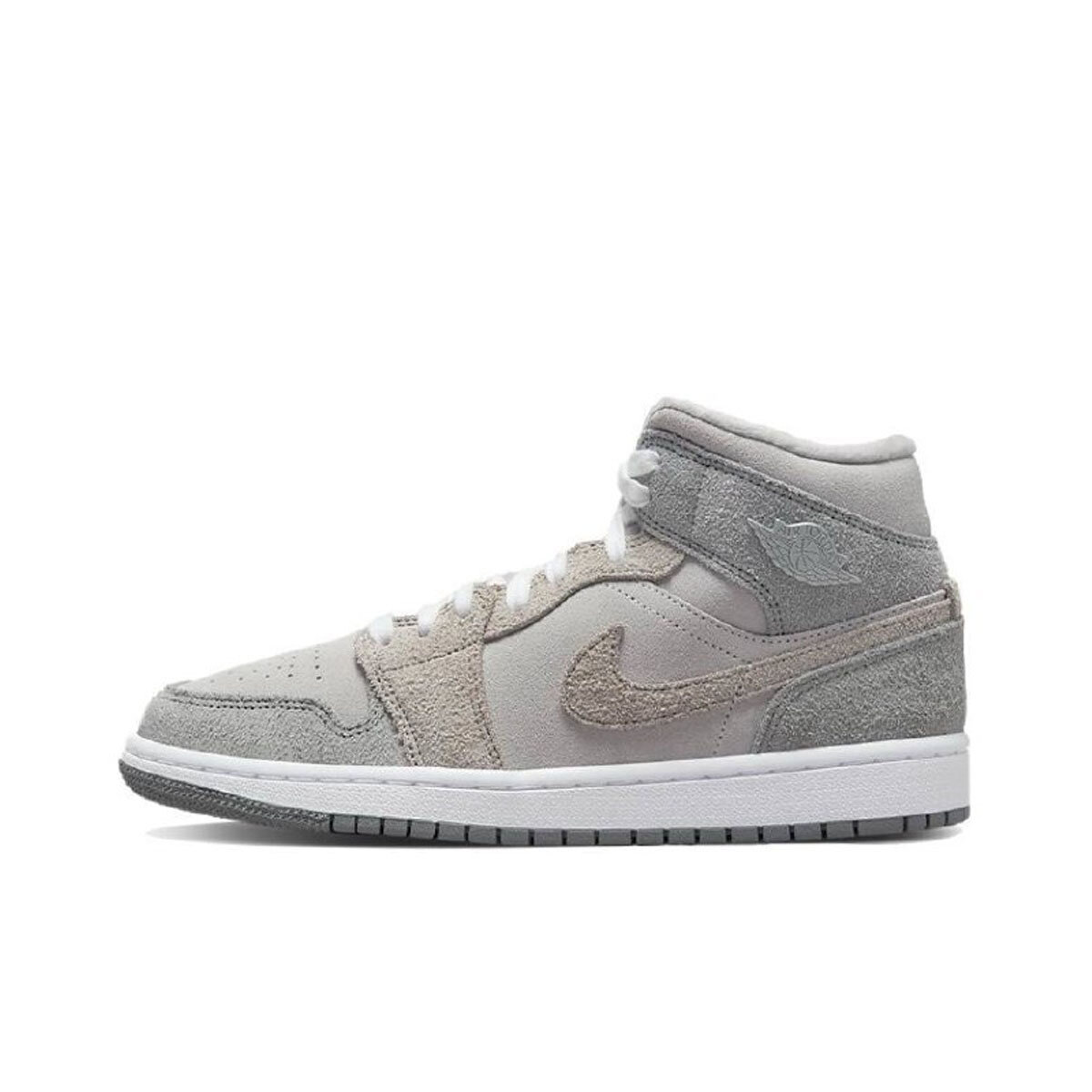 Jordan Air Jordan 1 Mid SE mid-top retro basketball shoes women's gray