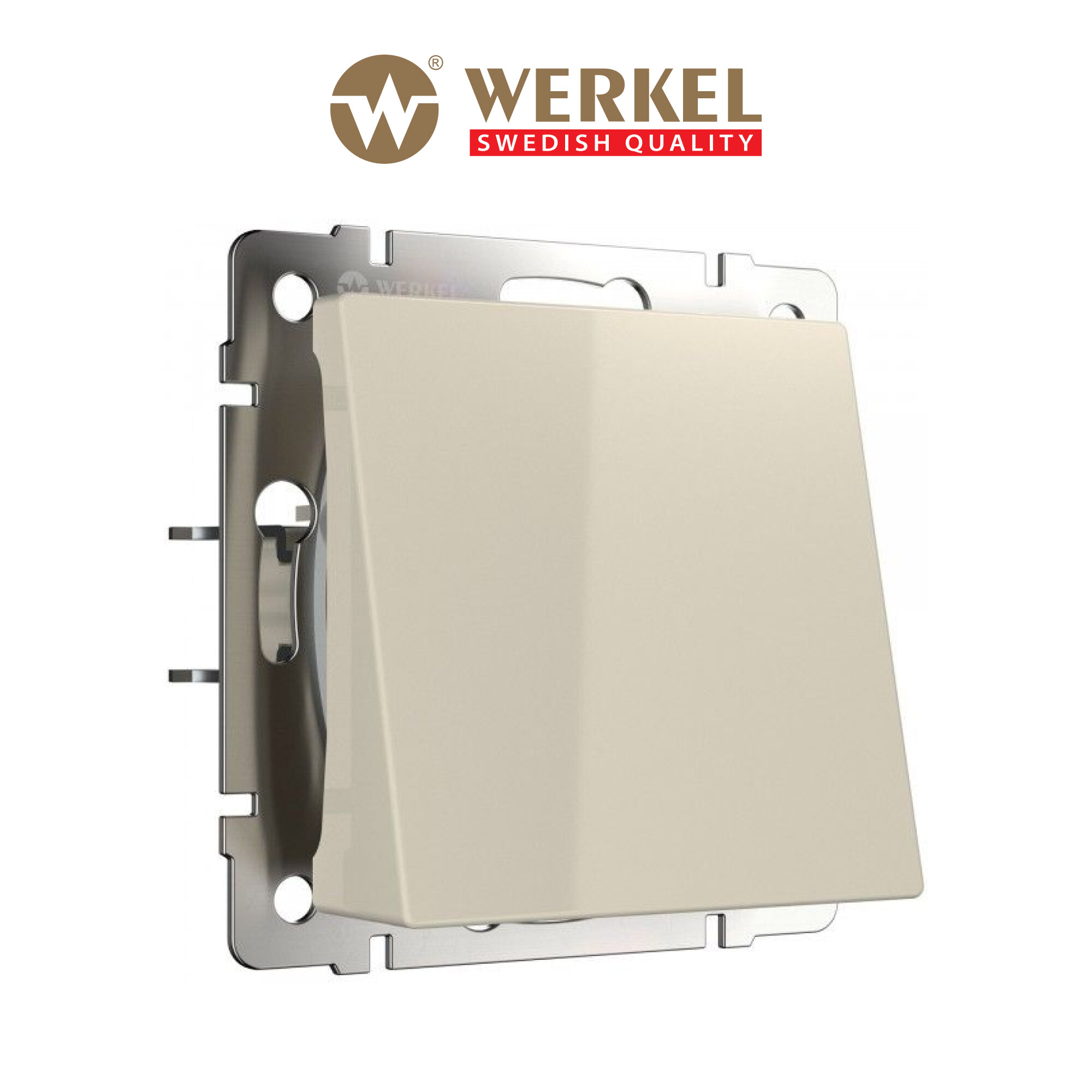 Вывод кабеля Werkel W1150203 слоновая кость IP20