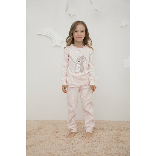 Пижама crockid, размер 52/86, розовый пижама crockid для девочек размер 86 серый бежевый