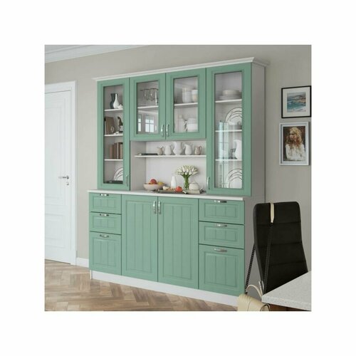 Буфет Прованс-016 Клен бирюза 28150₽