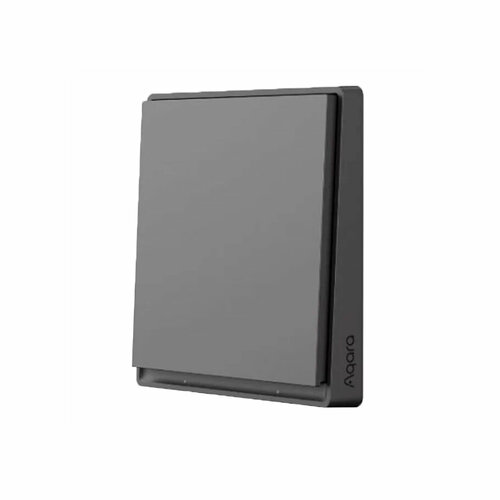 Умный выключатель Aqara Wireless Switch E1 (QBKG38LM) одноклавишный без нулевой линии Черный умный выключатель xiaomi aqara smart wall switch d1 тройной без нулевой линии white qbkg25lm