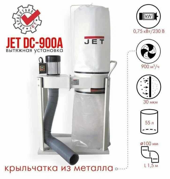 Вытяжная установка Jet DC-900A 230В 750Вт белый (10001051MA) - фото №20