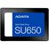 SSD диск Adata SU650, 240Гб, 2.5", SATA (ASU650SS-240GT-R)
