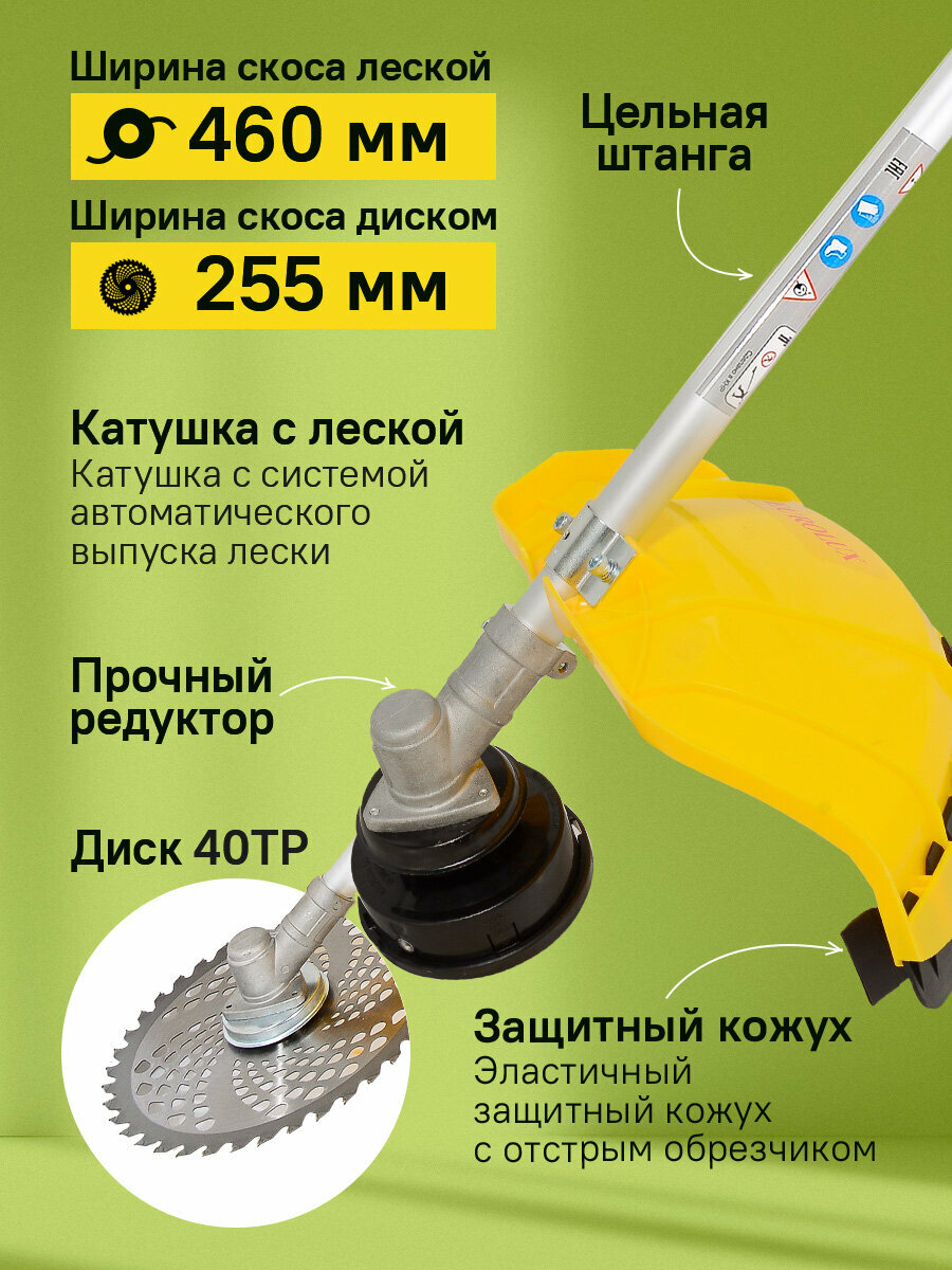 Садовые Триммеры Бензиновые Бензиновый триммер TR-3000T Eurolux