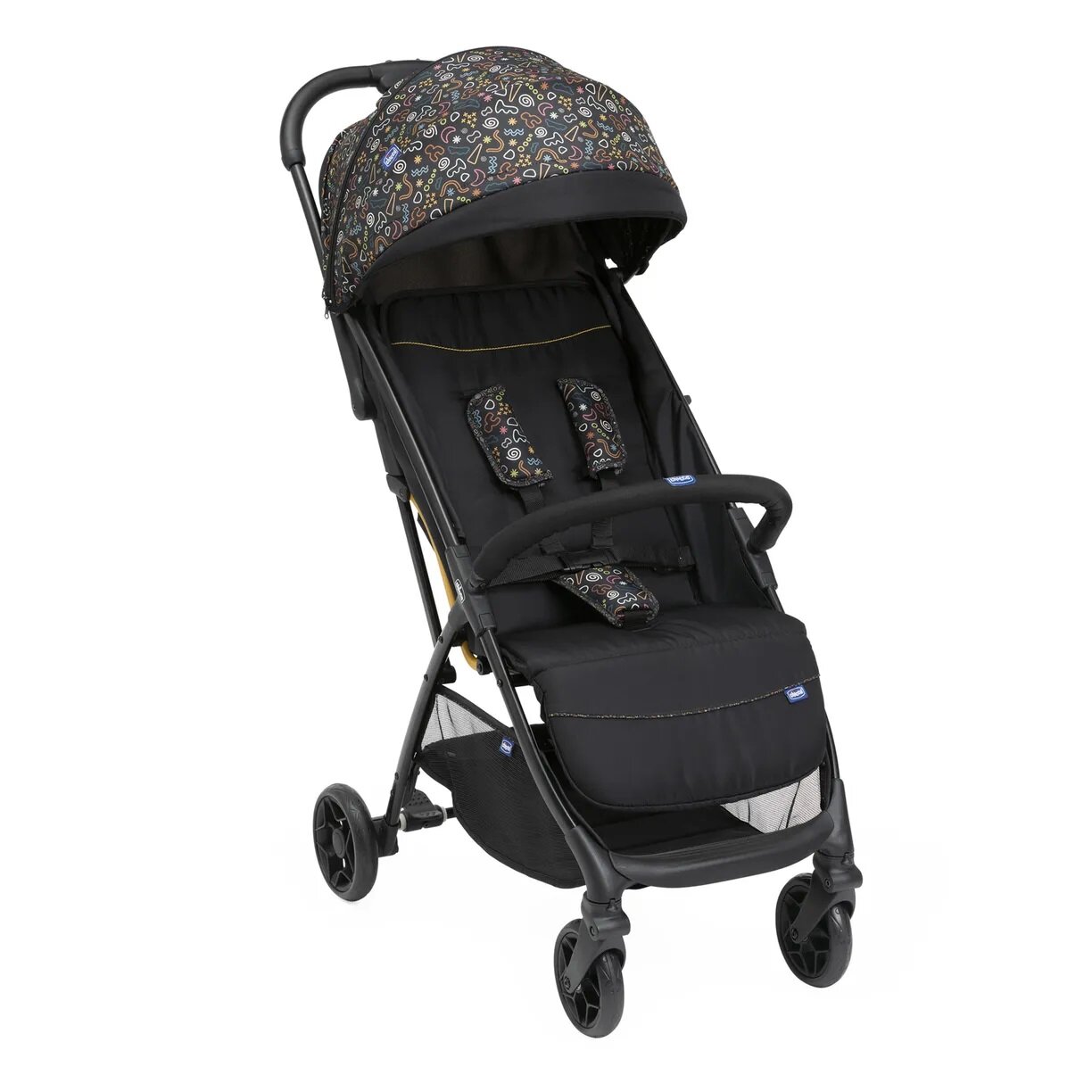 Прогулочная коляска Chicco Glee, Playful Black