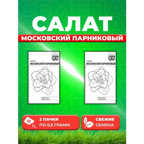 Салат Московский парниковый 0,5 г (листовой) б/п (2уп) салат московский парниковый 1 гр б п