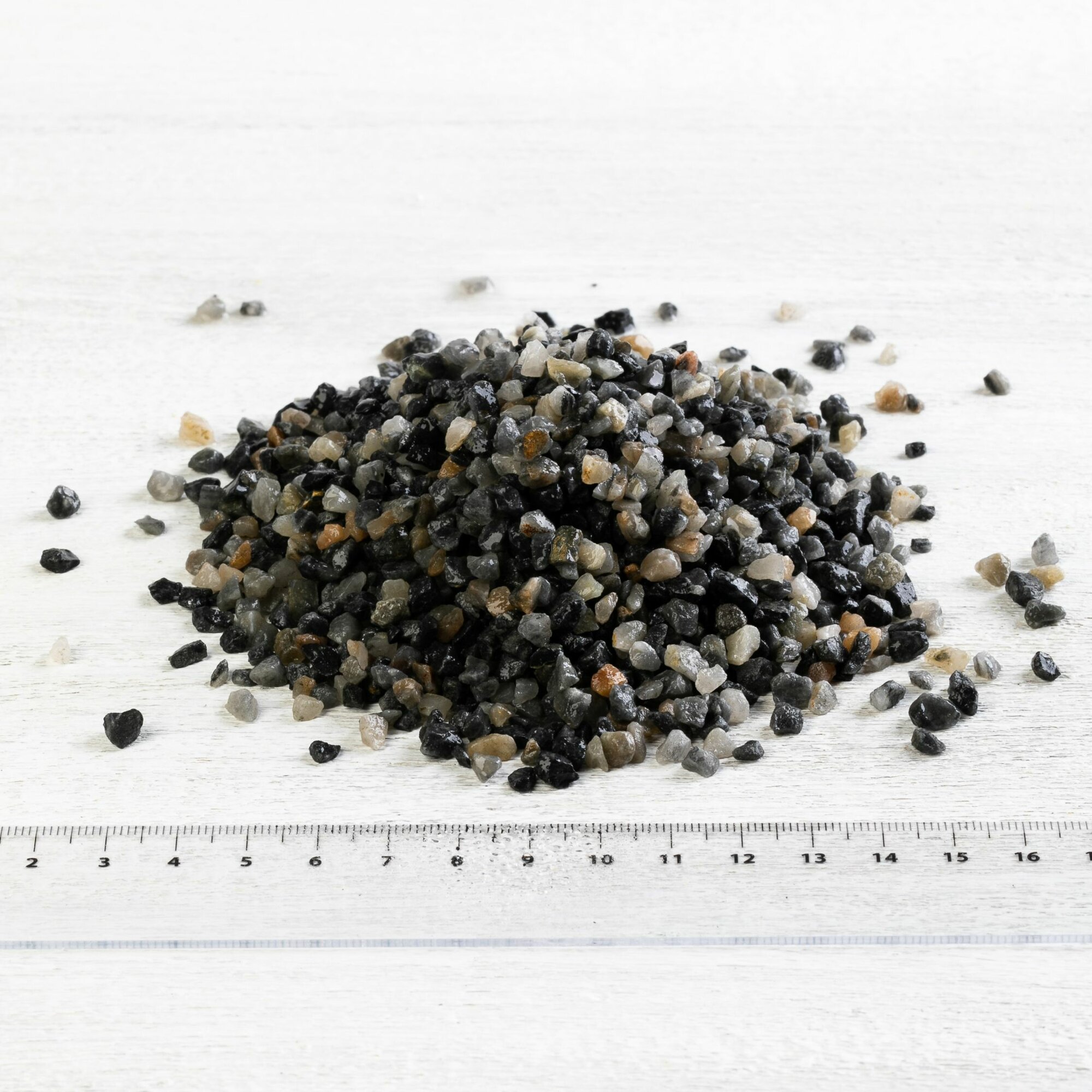 Кварц серый бобровский кварцит фр. 2-5 мм, 3 кг (341). Каменная крошка, декоративный грунт