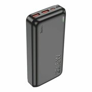 Внешний АКБ HOCO J101A Astute 20000 mAh, 2xUSB, 1xUSB-C, 3А, QC 3.0, PD20W, Li-Pol (черный)