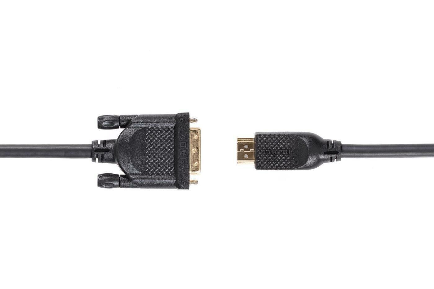 Кабель HDMI-DVI 1.8M CG484GD-1.8M VCOM VCOM Telecom - фото №17