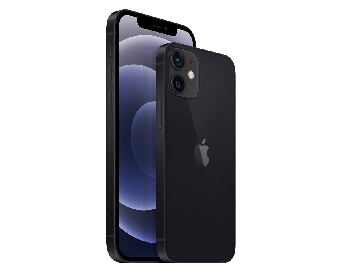 Смартфон Apple iPhone 12 mini 128 ГБ, nano SIM+eSIM, черный