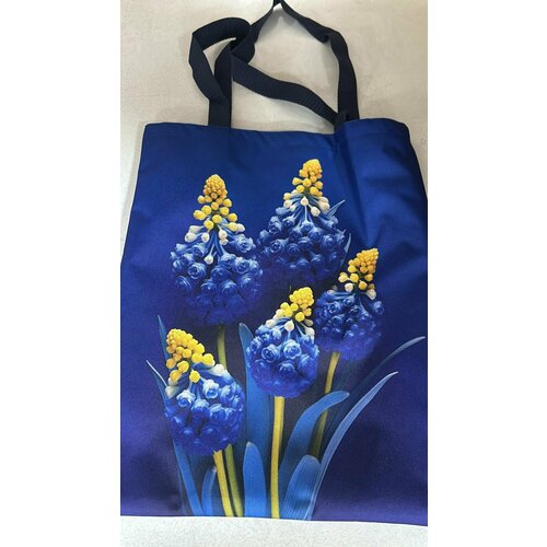 Сумка шоппер Ассорти, желтый, синий