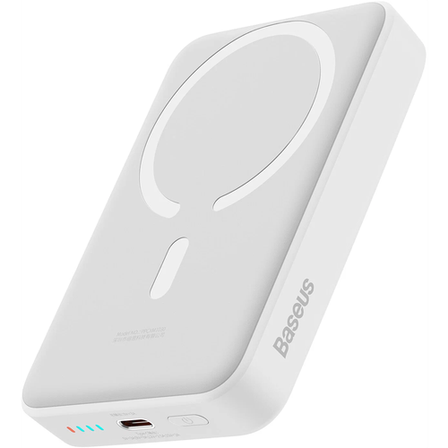 Baseus Внешний аккумулятор с беспроводной зарядкой Baseus Magnetic Mini Wireless Fast Charge Power Bank PPCXM1030 10000mAh 30W белый 6603₽