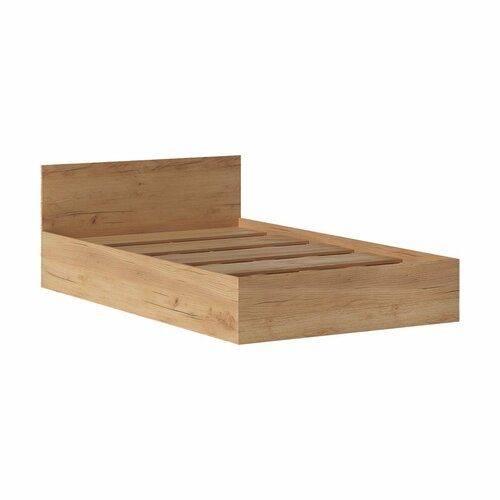 Кровать Охта Лайт 1420 м с основанием ЛДСП - Дуб Вотан 7490₽