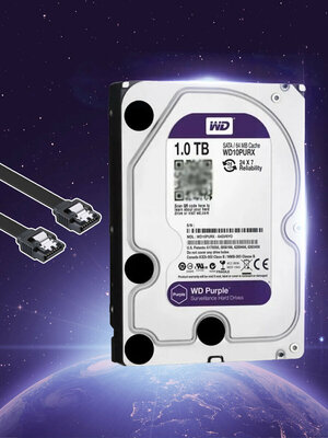 Жесткий диск Western Digital WD Purple 1 ТБ WD10PURX（WD10PURZ）