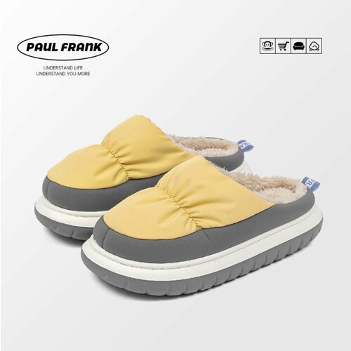 фото Тапочки paul frank, размер 44/45, желтый, серый