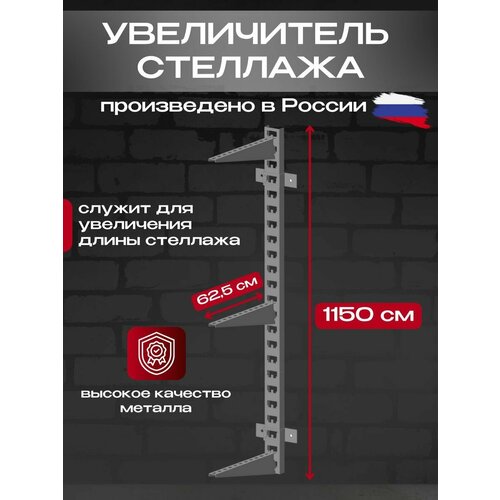 фото Стеллаж металлический настенный/система хранения модульная