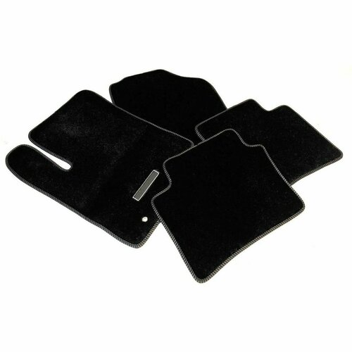 Коврики салона текстильные MATEX для Toyota LC 150 Prado (2013-) рестал. - premium велюровый ворс ALPS, цвет черный