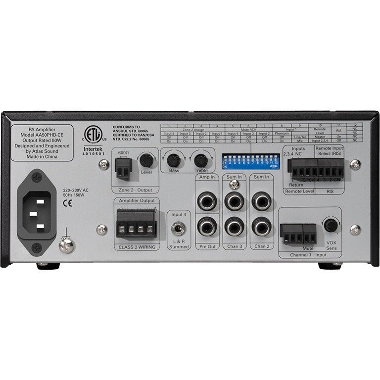 Микшер-усилитель универсальный Atlas IED AA50PHD-CE — фото 1