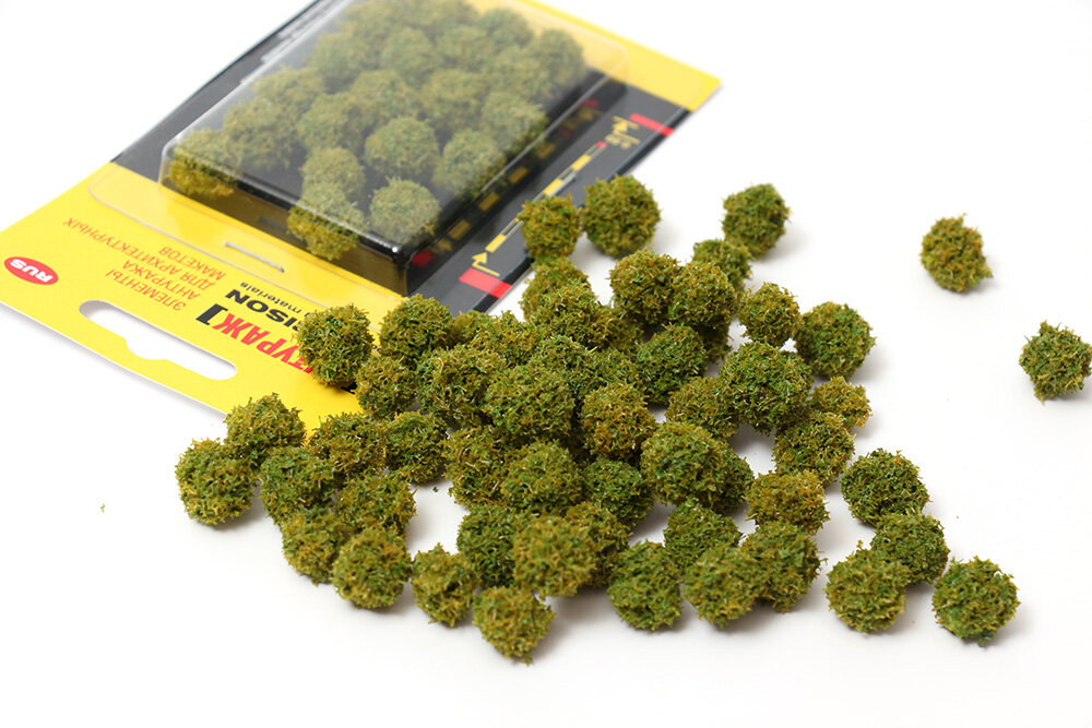 Антуражные шарики для макета светло-зеленые. 20шт.