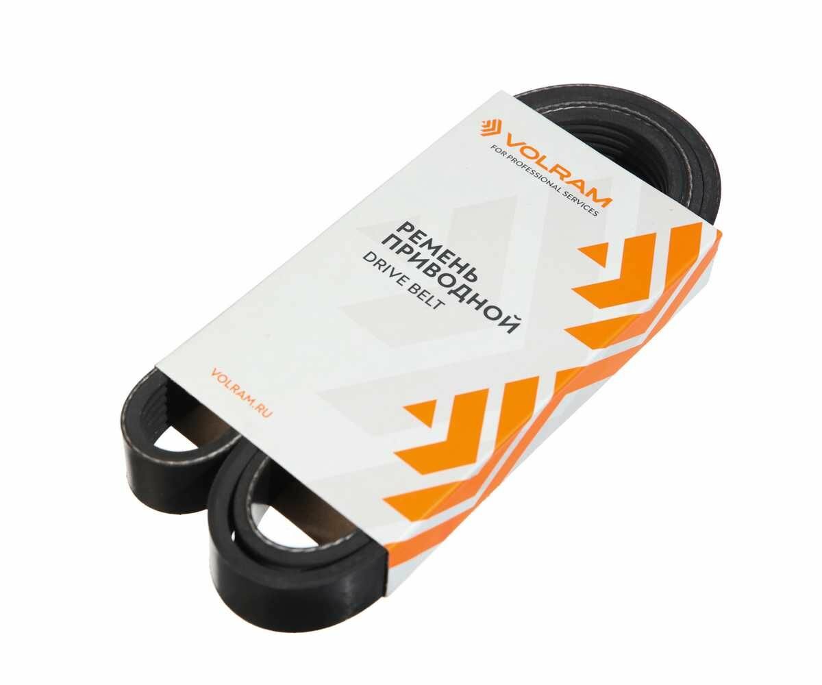 Ремень приводной Volram VR13417 поликлиновый генератора аналог 6PK1275 Gaz ГАЗ дв.405 Евро-3 без ГУР; УАЗ дв. ЗМЗ-409