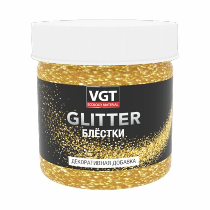 фото VGT PET GLITTER добавка декоративная для лессирующих составов мультиколор (0,05кг)